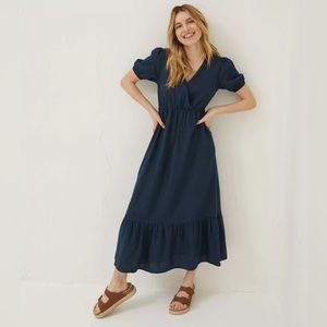 Fatface Vivvie Linen Midi Dress